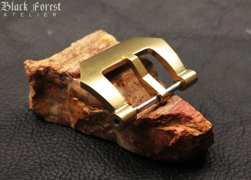 Rain Drop Yellow Bronze Buckle 22/24/26mm